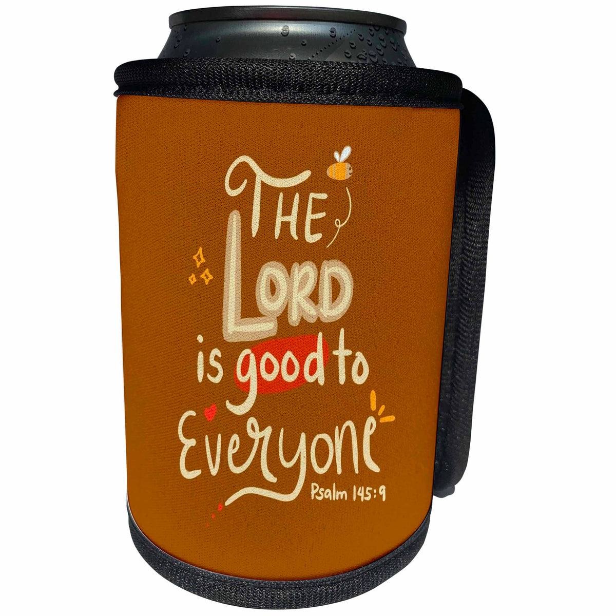 3dRose Bible Verse Designs Psalm 145 - Can Cooler Bottle Wrap (cc-369568)