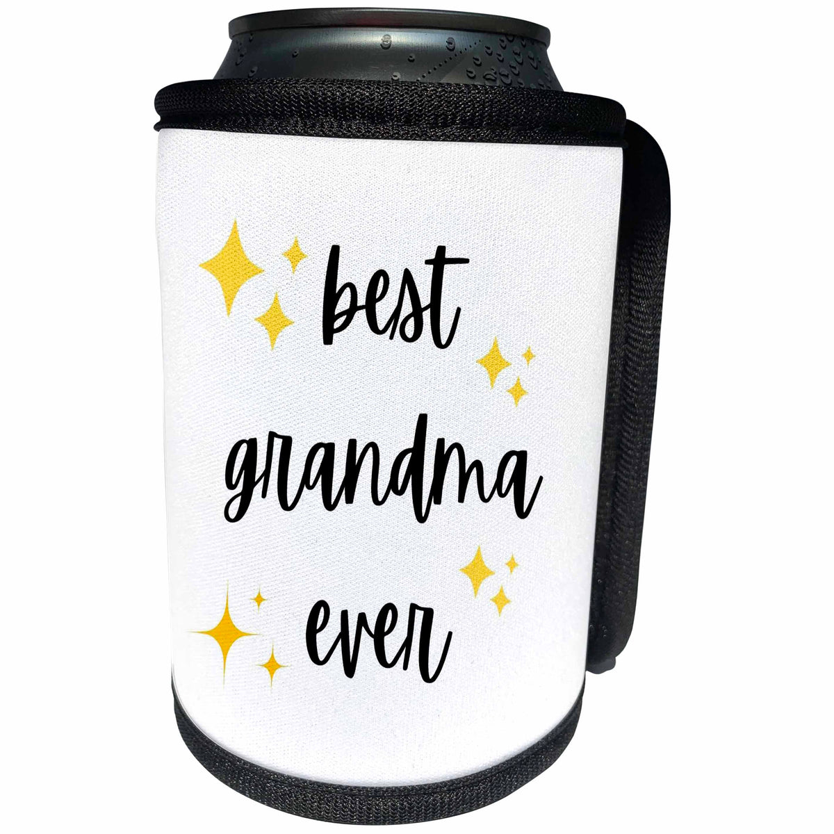 3dRose best grandma ever - Can Cooler Bottle Wrap (cc-369753)