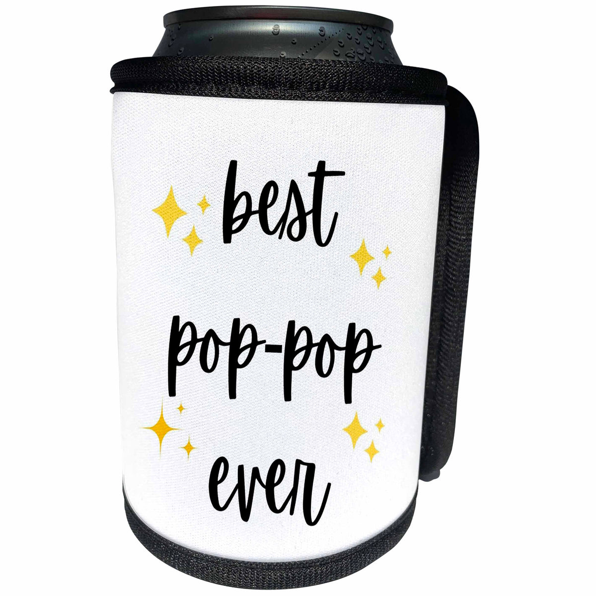 3dRose best pop-pop ever - Can Cooler Bottle Wrap (cc-369758)
