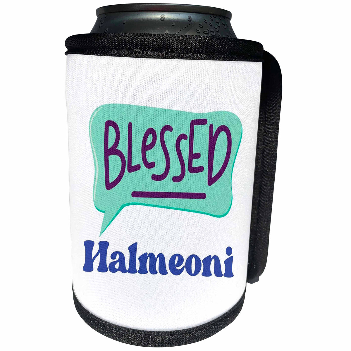 3dRose Blessed Halmeoni Grand Parent Merchandise - Can Cooler Bottle Wrap (cc-369816)