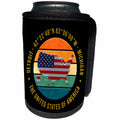 3dRose Detroit, Michigan, Geographic Coordinates, USA Map,... - Can Cooler Bottle Wrap (cc-370097)