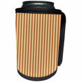 3dRose Cute Fall Colored Stripes Pattern - Can Cooler Bottle Wrap (cc-370255)
