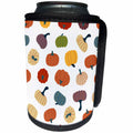 3dRose Cute Multi-Colored Pumpkins Pattern - Can Cooler Bottle Wrap (cc-370257)