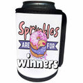 3dRose Sprinkles Are For Winners Feat Donuts - Can Cooler Bottle Wrap (cc-370320)