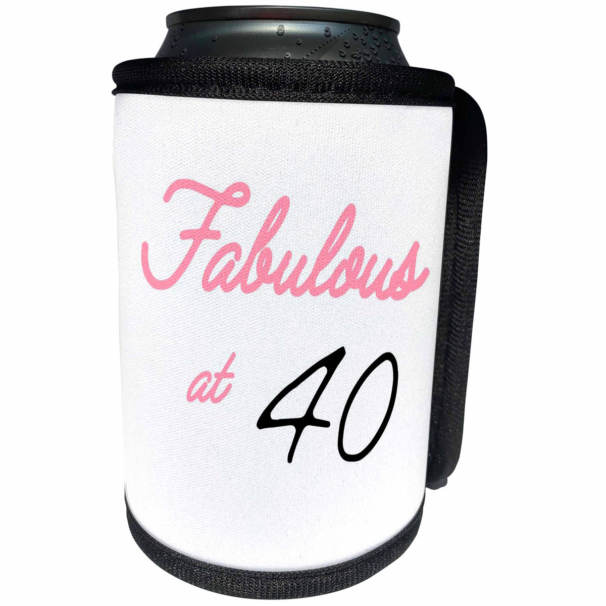 3dRose fabulous at 40 - Can Cooler Bottle Wrap (cc-370355)