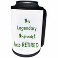 3dRose This legendary pharmacist has retired - Can Cooler Bottle Wrap (cc-370376)