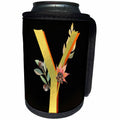 3dRose Monogram Initial Y In An Image Of Gold With Fall Leaves - Can Cooler Bottle Wrap (cc-370458)