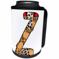 3dRose Cute Fall Patchwork Monogram Initial Z - Can Cooler Bottle Wrap (cc-370479)