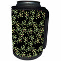 3dRose Pretty Mistletoe Greenery and Berries Pattern - Can Cooler Bottle Wrap (cc-370827)