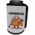 3dRose Coddiwompling Text Above Plodding Baby Tortoise - Can Cooler Bottle Wrap (cc-371002)