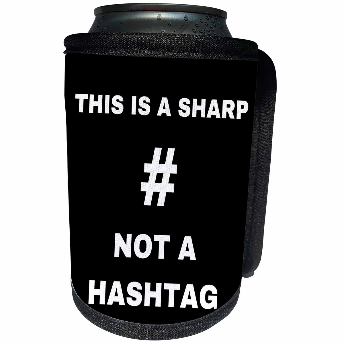 3dRose THIS IS A SHARP not a HASHTAG - Can Cooler Bottle Wrap (cc-371050)