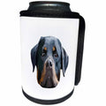 3dRose Rottweiler Head Vector Art Cut Out - Can Cooler Bottle Wrap (cc-371465)