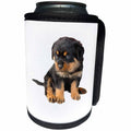 3dRose Rottweiler Puppy With Cute Expression Cut Out - Can Cooler Bottle Wrap (cc-371479)