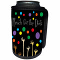 3dRose Cool Fun Reach for the Dots Dot Day Creative... - Can Cooler Bottle Wrap (cc-371669)