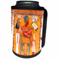 3dRose Ancient Egypt Art Egyptian King Pharaoh Amenhotep... - Can Cooler Bottle Wrap (cc-371820)
