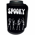 3dRose Spooky Dancing Skeleton - Can Cooler Bottle Wrap (cc-372172)