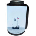 3dRose Florene Boat - Maybe Pirate Ship Off Sanibel - Can Cooler Bottle Wrap (cc_37426)