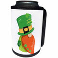 3dRose Red Bearded Irish Gnome In A Green Top Hat Illustration - Can Cooler Bottle Wrap (cc-374562)