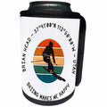 3dRose Brian Head, Utah. Man skier on white. Alpine skiing in... - Can Cooler Bottle Wrap (cc-374667)