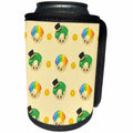 3dRose Cute St Patricks Day Donut Pattern - Can Cooler Bottle Wrap (cc-375386)