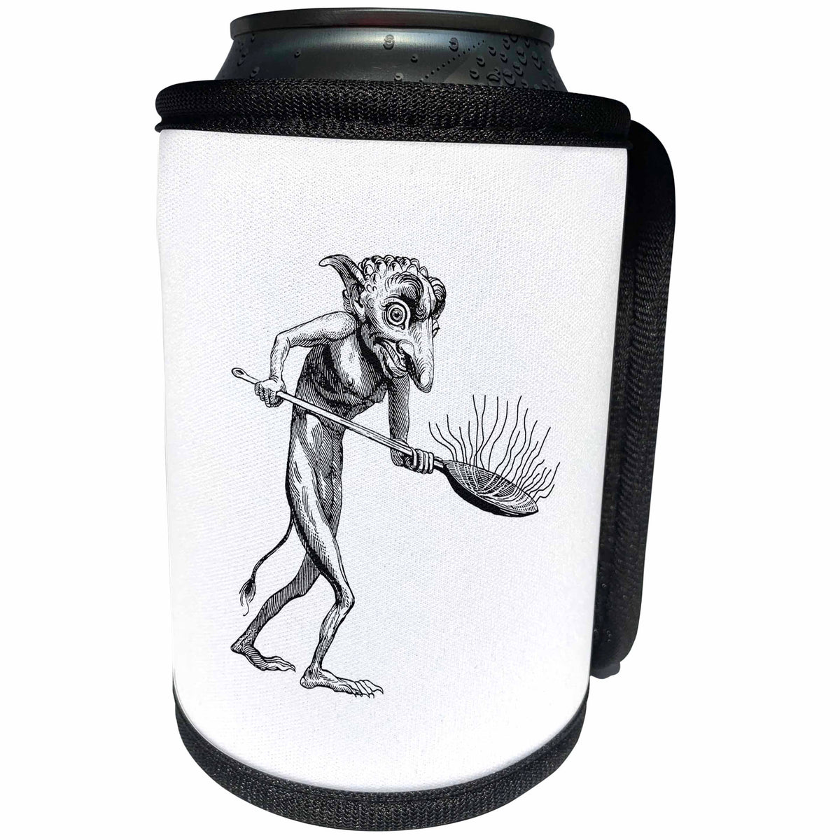 3dRose Demonic Personification Fire Fireworks And Fried Food - Can Cooler Bottle Wrap (cc-375719)