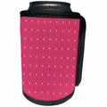 3dRose Viva Magenta Honeycomb Pattern - Can Cooler Bottle Wrap (cc-375741)