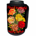 3dRose Have A Wonderful January Birthday Greeting On Black - Can Cooler Bottle Wrap (cc-375743)
