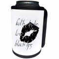 3dRose Goth Chicks Love Black Lips - Can Cooler Bottle Wrap (cc-375767)