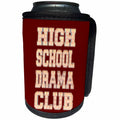 3dRose High School Drama Club Title Graphics with Light... - Can Cooler Bottle Wrap (cc-376343)
