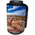 3dRose Petrified tree rock stack in Petrified Forest National... - Can Cooler Bottle Wrap (cc-376349)