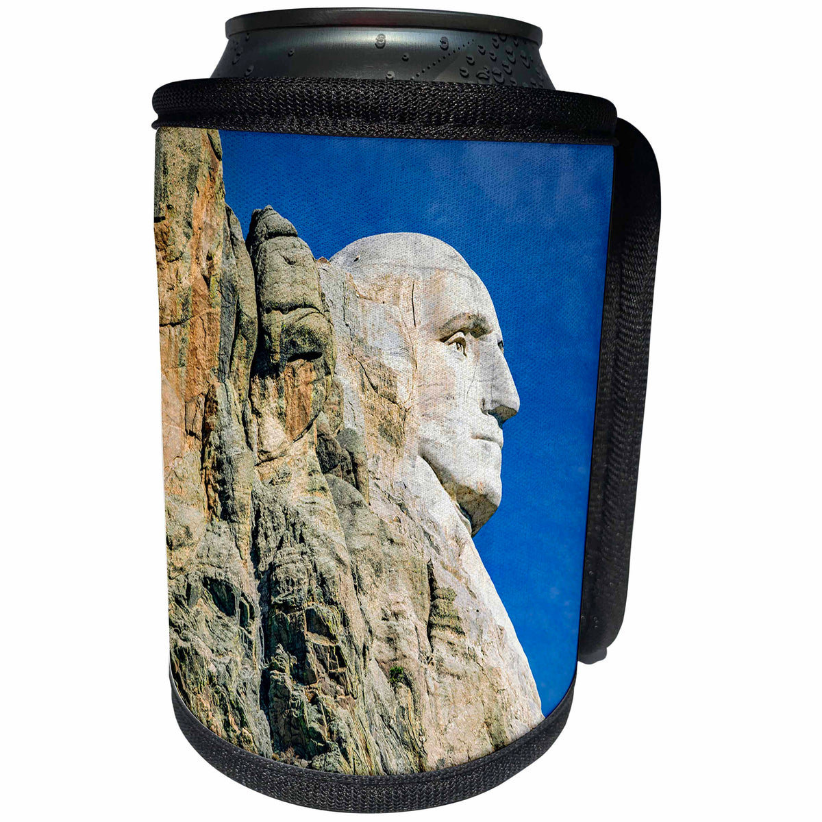 3dRose Mount Rushmore National Monument Washington Profile - Can Cooler Bottle Wrap (cc-376365)