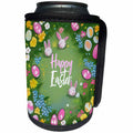 3dRose Happy Easter, anime style bunny, painted eggs,... - Can Cooler Bottle Wrap (cc-376421)