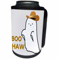 3dRose Cute Image of a Ghost with Text of Boo Haw - Can Cooler Bottle Wrap (cc-376473)