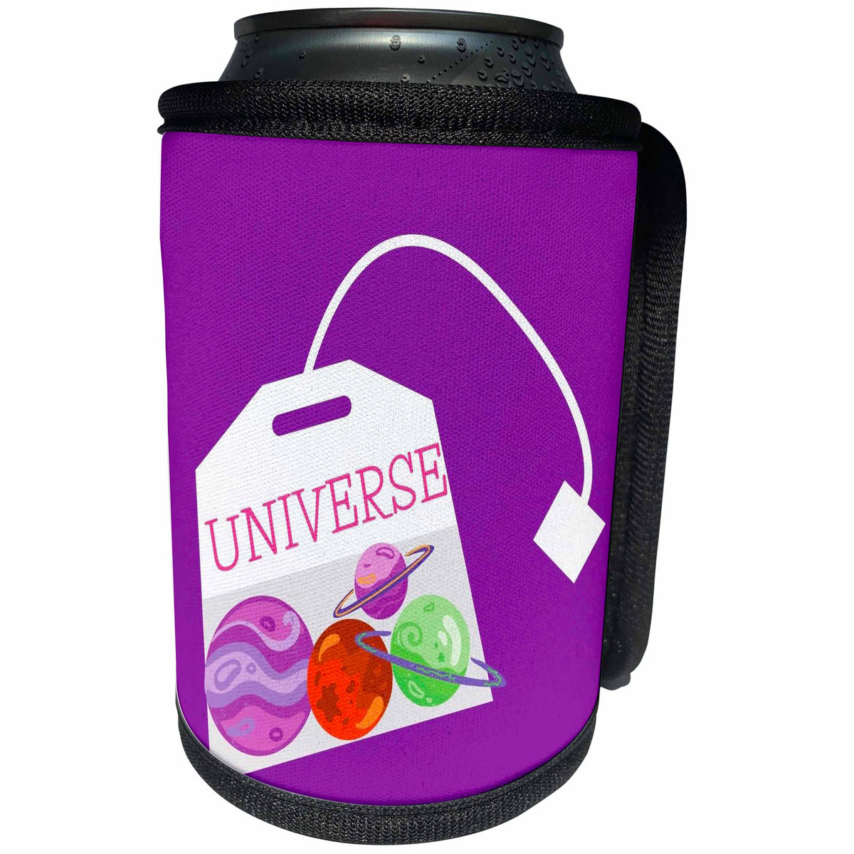 3dRose Tea Bag full of Planets - Can Cooler Bottle Wrap (cc-376491)
