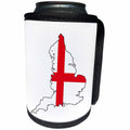 3dRose England Rugby Fan St George Cross Flag - Can Cooler Bottle Wrap (cc-376699)