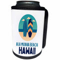 3dRose Ala Moana Beach Hawaii Travel Prints Remembrance Gift - Can Cooler Bottle Wrap (cc-377167)