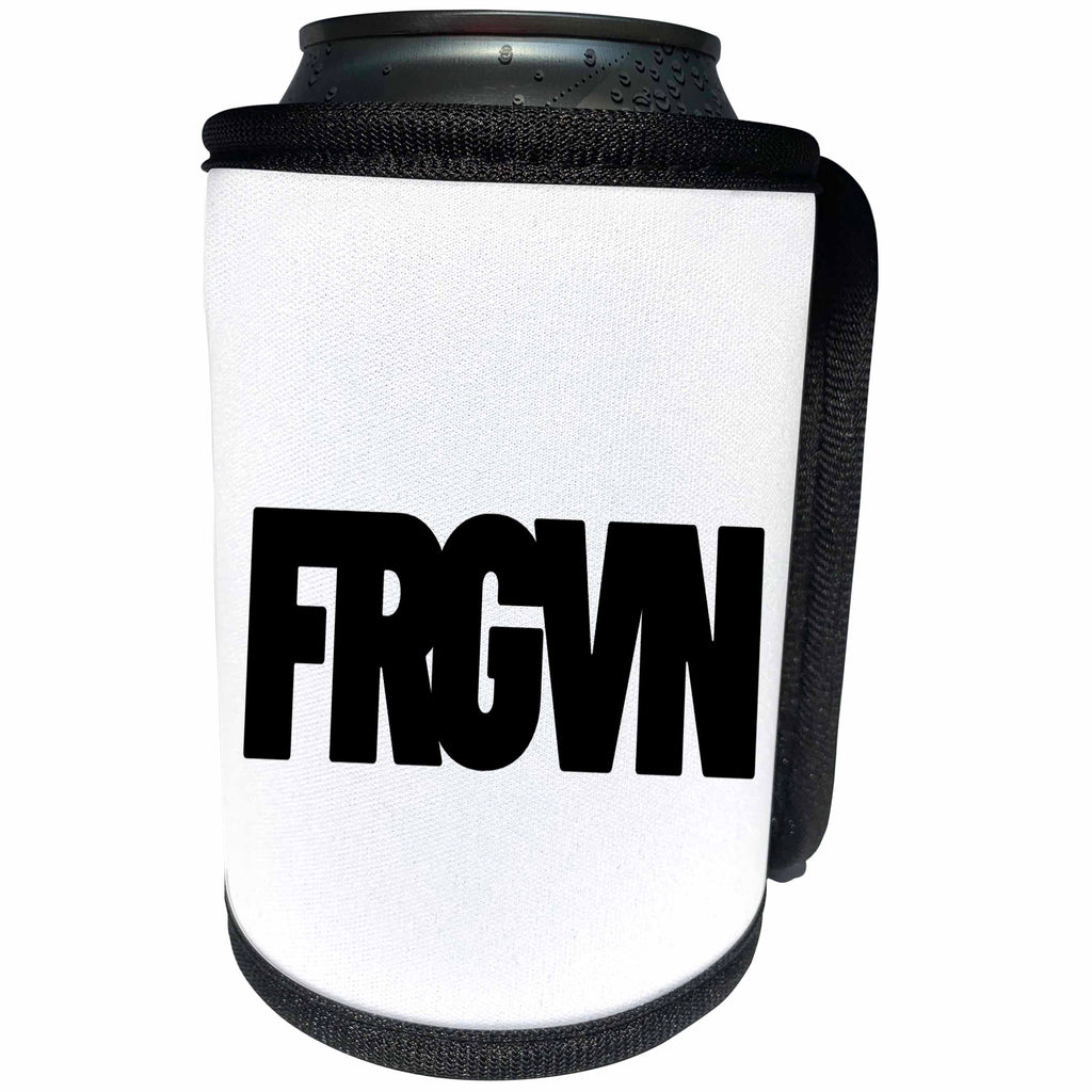 3dRose Forgiven Minimalist Design Christian Library Prints - Can Cooler Bottle Wrap (cc-377417)