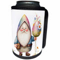 3dRose Vintage Easter Gnome With An Easter Egg Balloon... - Can Cooler Bottle Wrap (cc-377863)