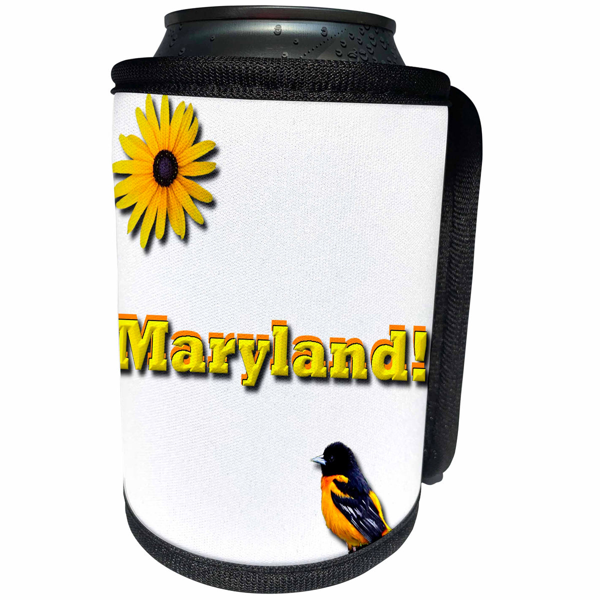 3dRose Edmond Hogge Jr States - Maryland - Can Cooler Bottle Wrap (cc_37797)