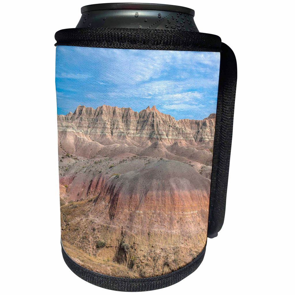 3dRose Blue skies over mountains - Can Cooler Bottle Wrap (cc-378169)