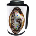 3dRose Coffee Beans and Donut Monogram Initial G - Can Cooler Bottle Wrap (cc-378215)