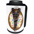 3dRose Coffee Beans and Donut Monogram Initial Y - Can Cooler Bottle Wrap (cc-378228)
