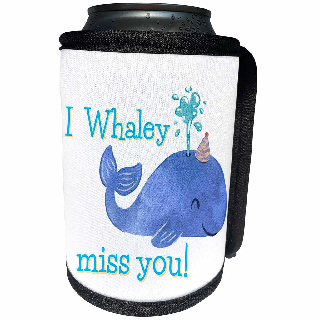 3dRose Image of a Whale - Can Cooler Bottle Wrap (cc-378702)