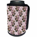 3dRose Pretty Pink and Cream Hydrangea Floral Pattern - Can Cooler Bottle Wrap (cc-379432)