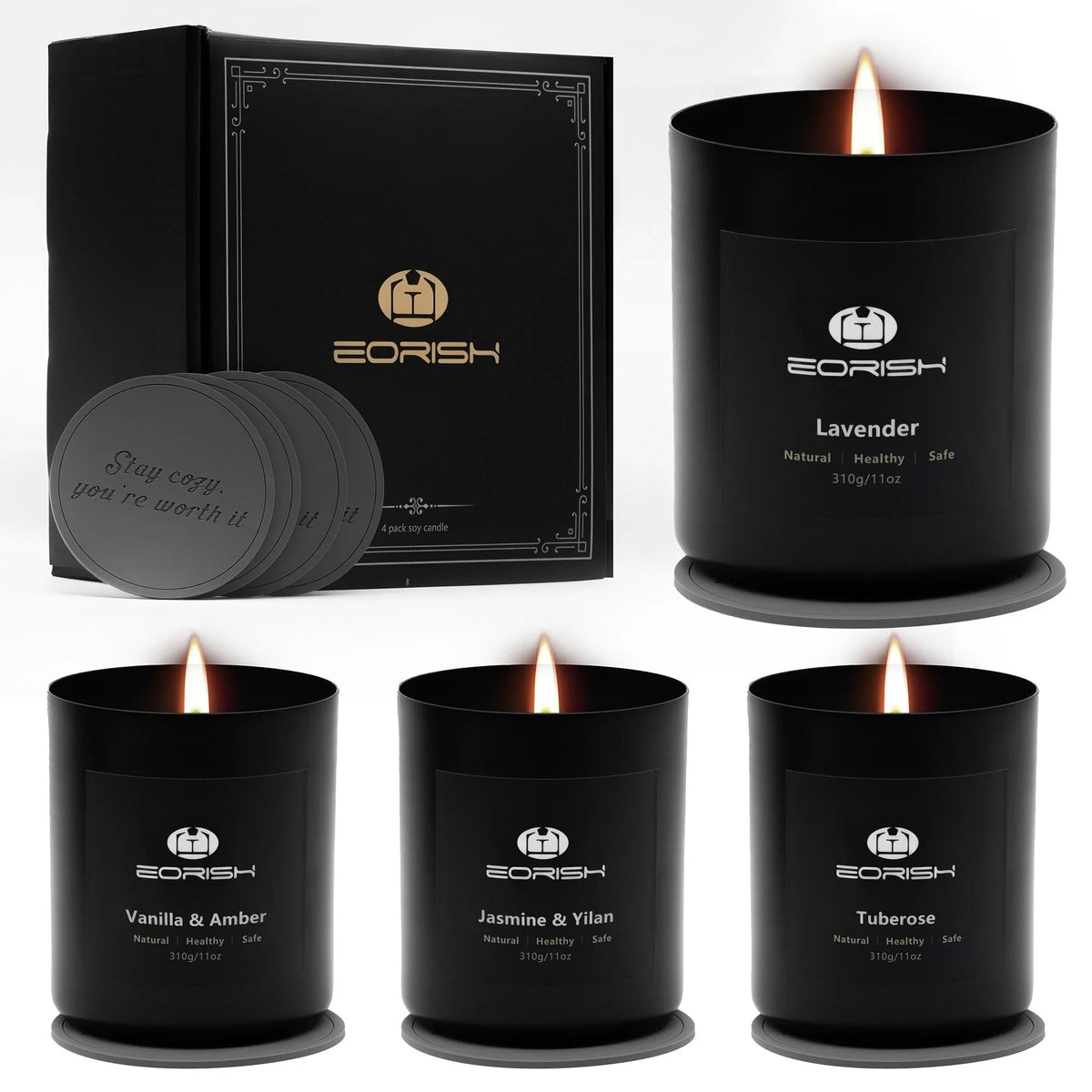 Candles - Scented Crystal 8pcs