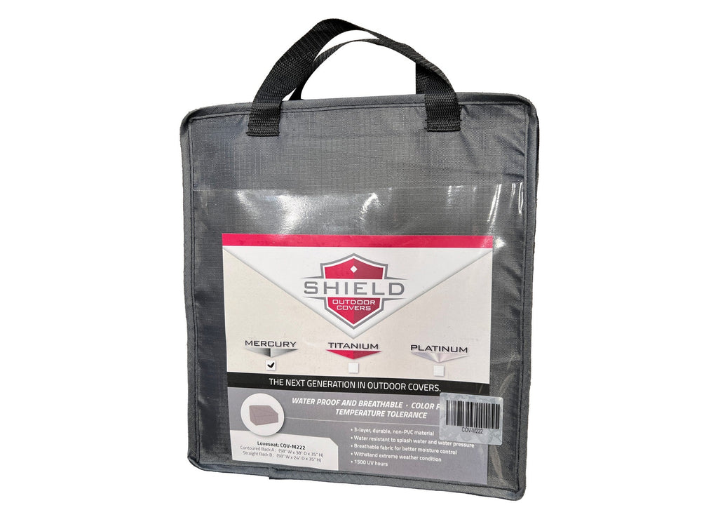 Club Large Cover - 37" W x 35" D x 24''/36" H - Mercury