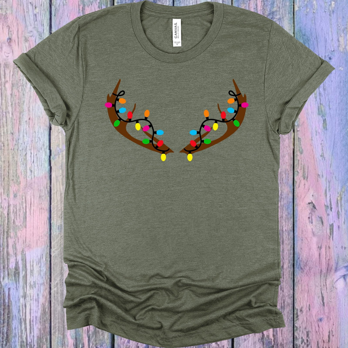 Christmas Antlers Graphic Tee
