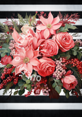 Queen of Hearts  - Christmas Florals