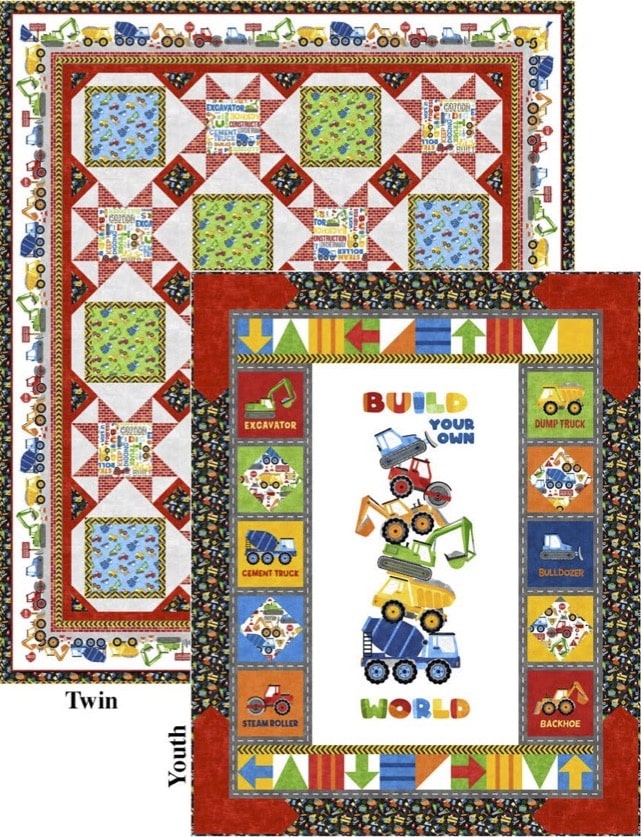 Construction Stars Downloadable Pattern