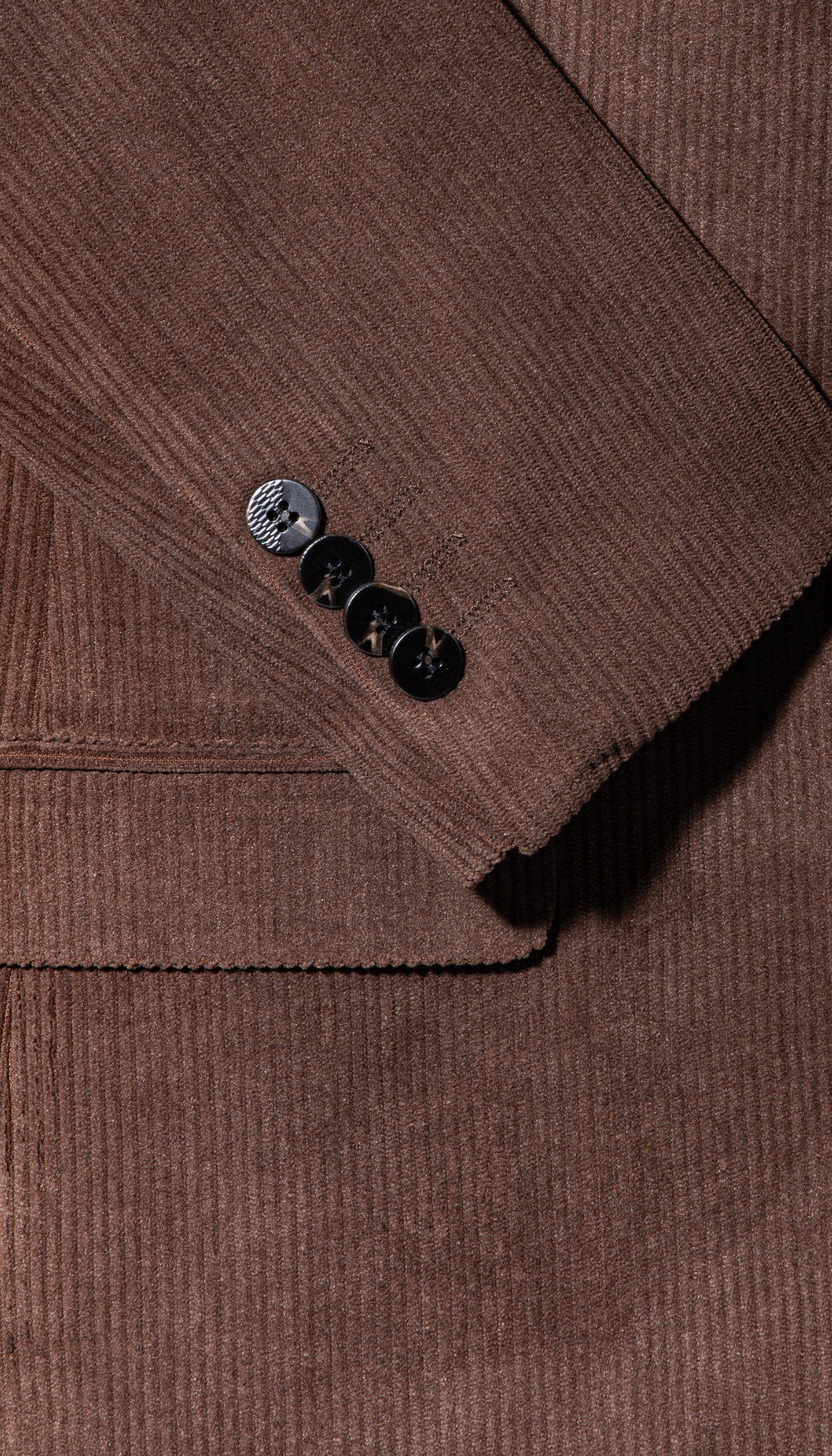 Ferrecci Men's Cordell Brown Cotton Corduroy Suit – 2 Piece Notch Lapel